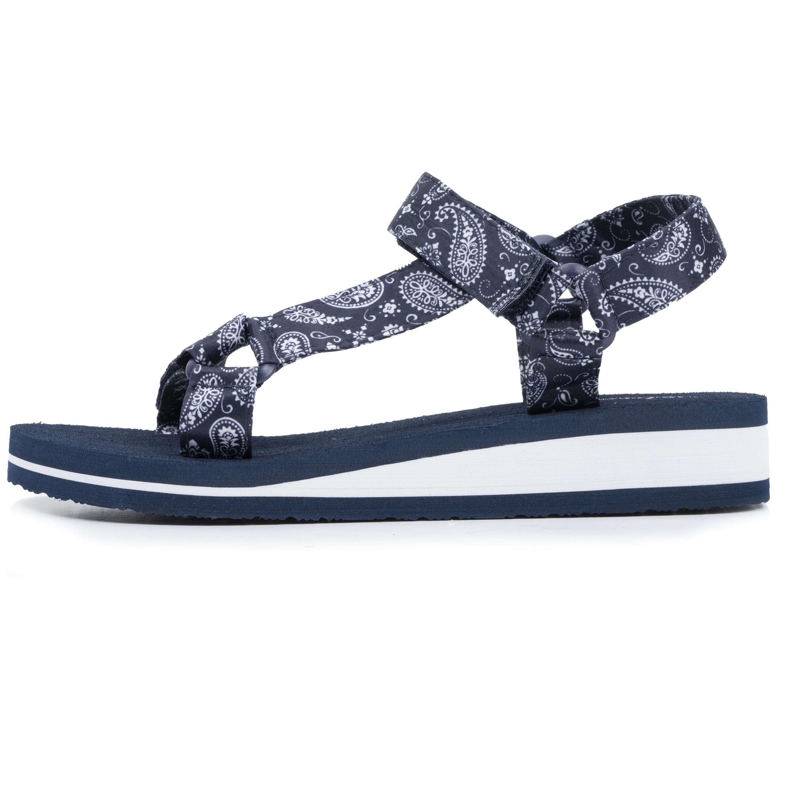 Sandale Femme sport talon Marine