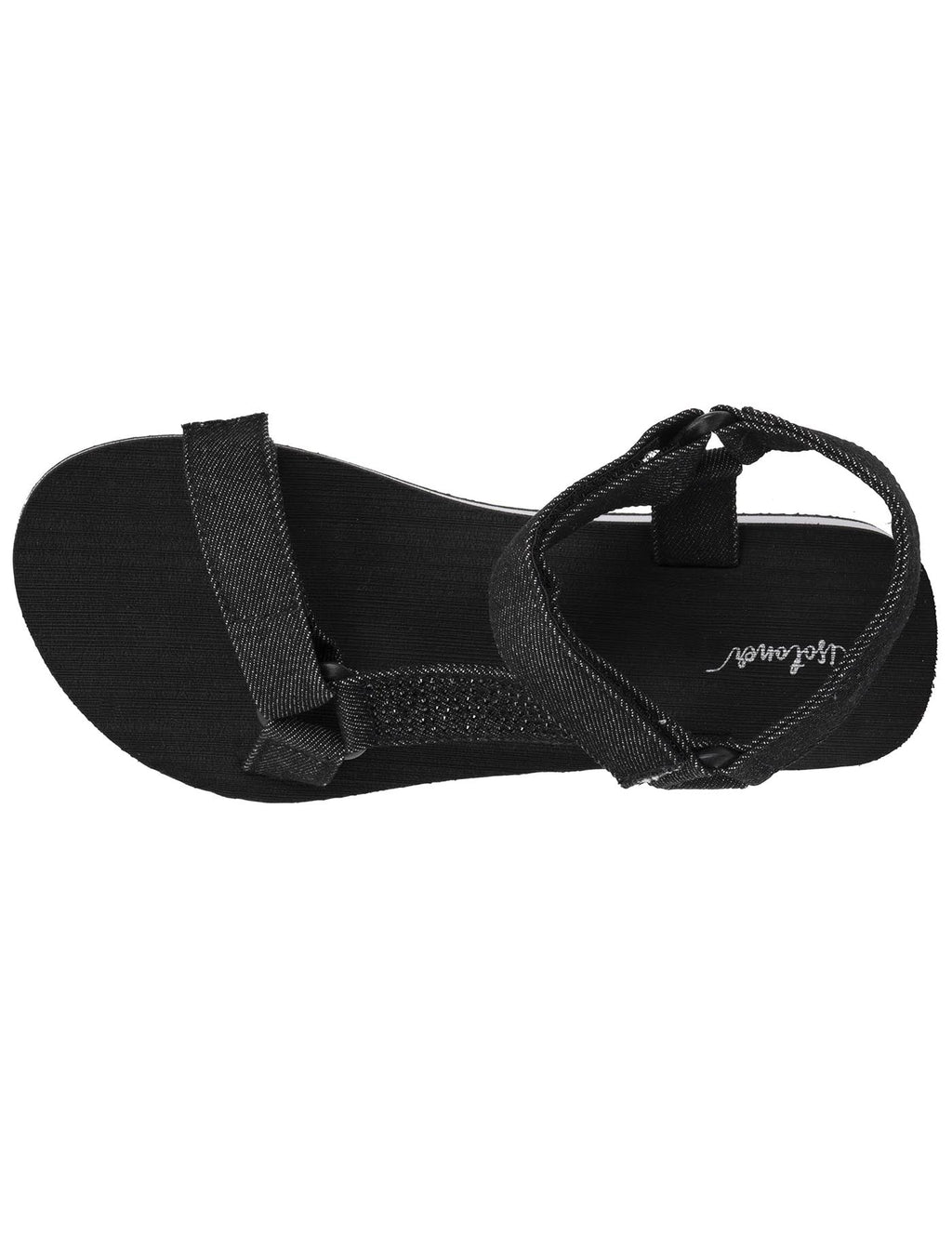 Sandale Femme sport talon Noire